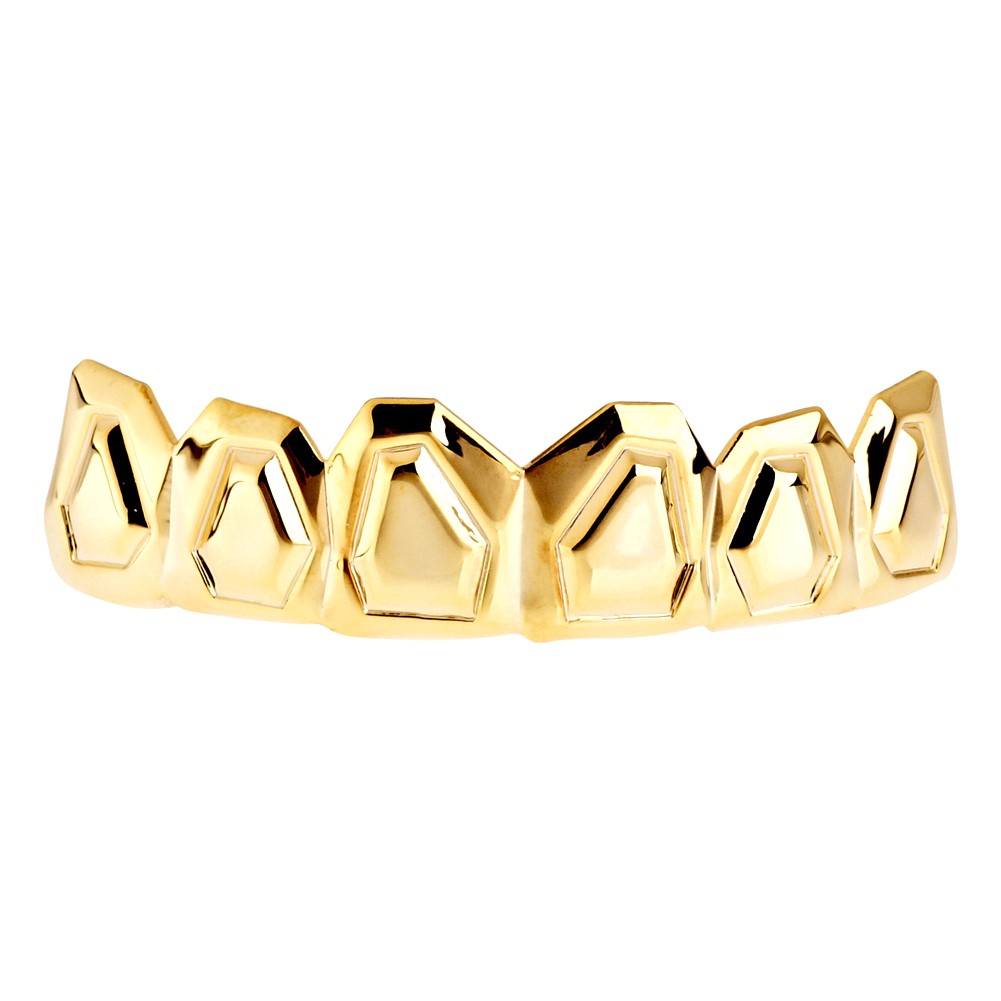 One Size Fits All Bling Grillz Gold OUTLINE BOTTOM 
