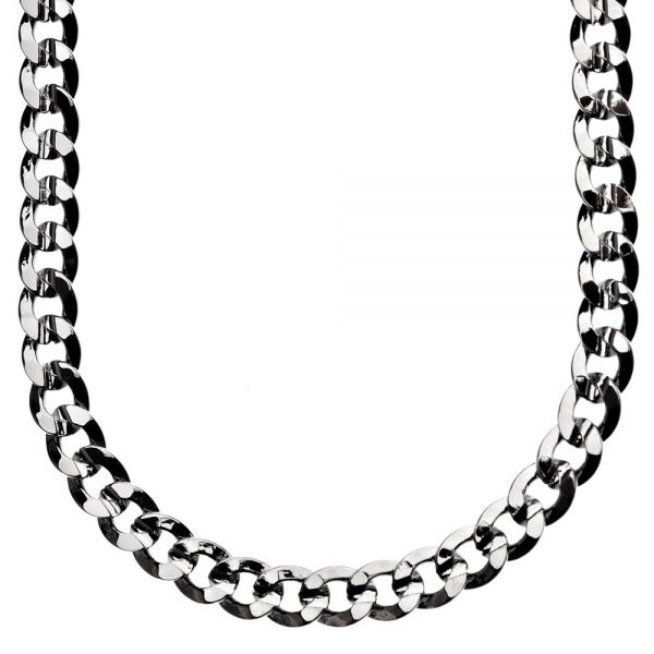 Iced Out Bling Hip Hop CUBAN CURB CHAIN - 8mm black