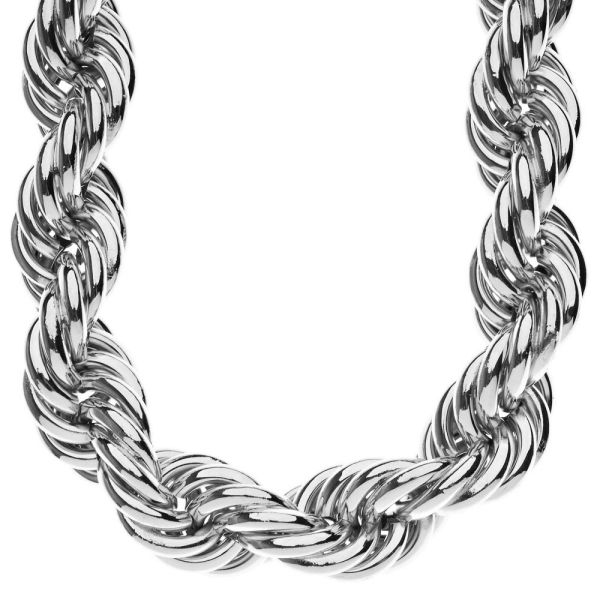 Heavy Solid Rope DMC Style Hip Hop Chain - 25mm