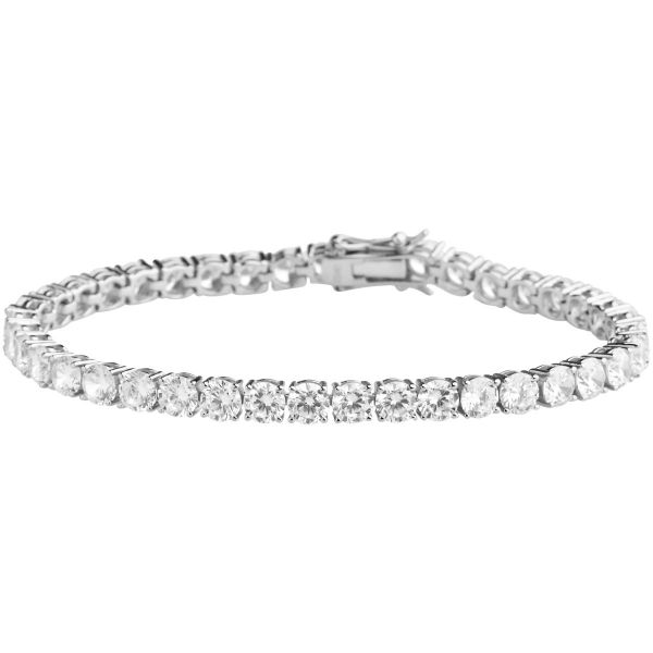 Premium Bling 925 Sterling Silber Armband - TENNIS 5mm