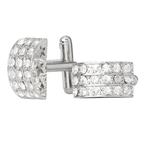 Iced Out Hip Hip Boutons de manchette - Moon Bling