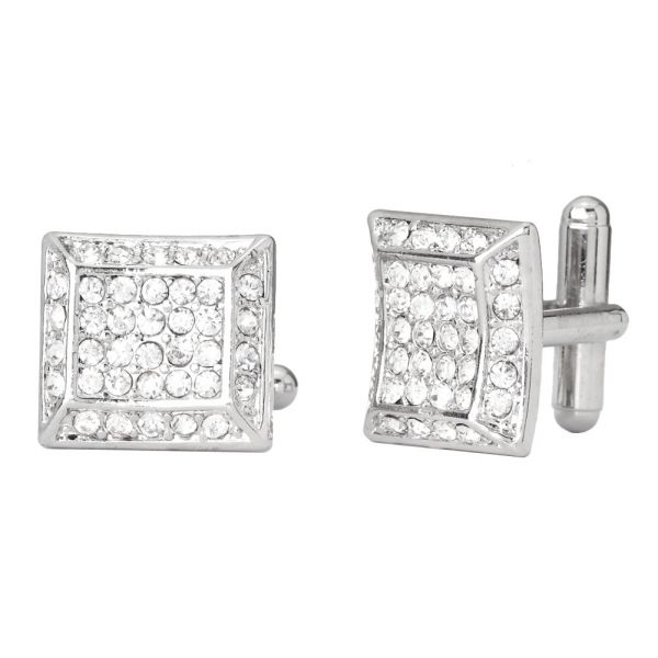Iced Out Hip Hip Cuff Links - Blaze Bling