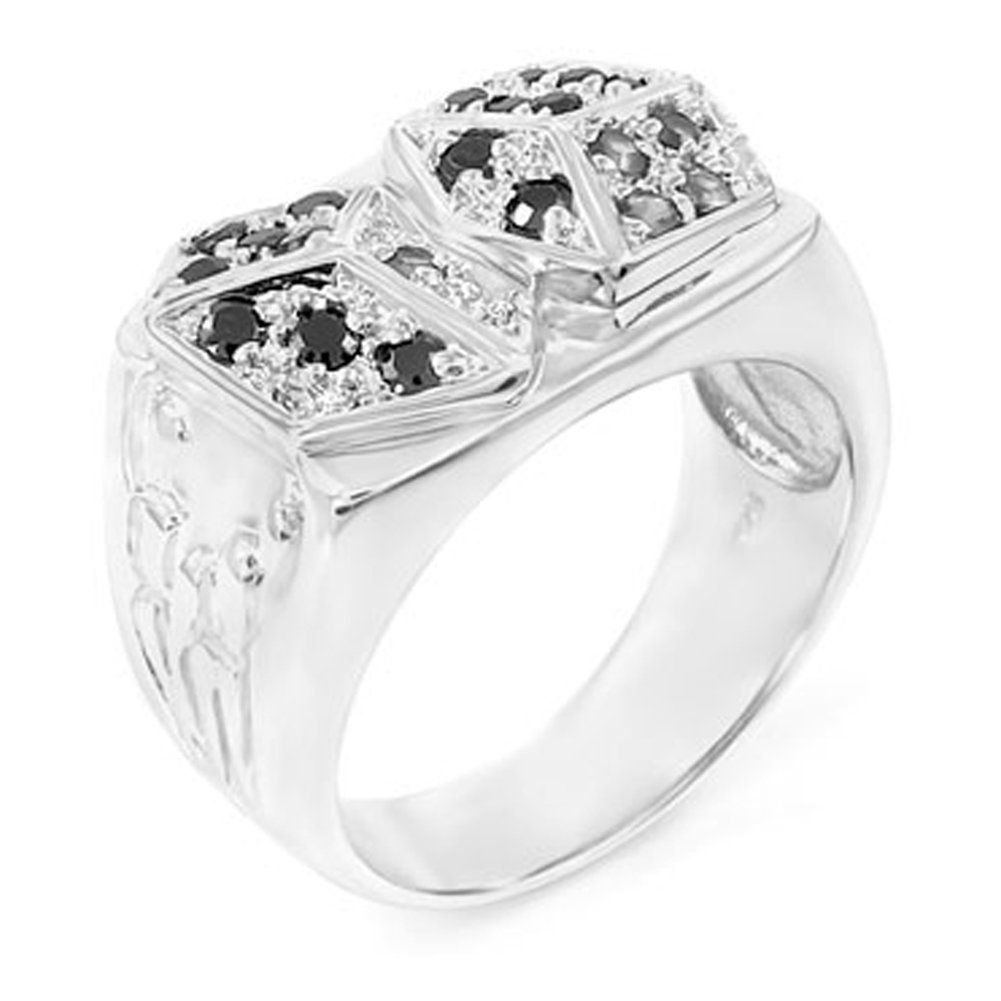 Sterling 925er Silber Pave Ring – DICES