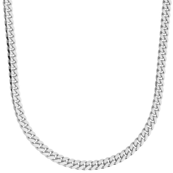 925 Sterling Silver Bling Chain - MIAMI CUBAN 4mm