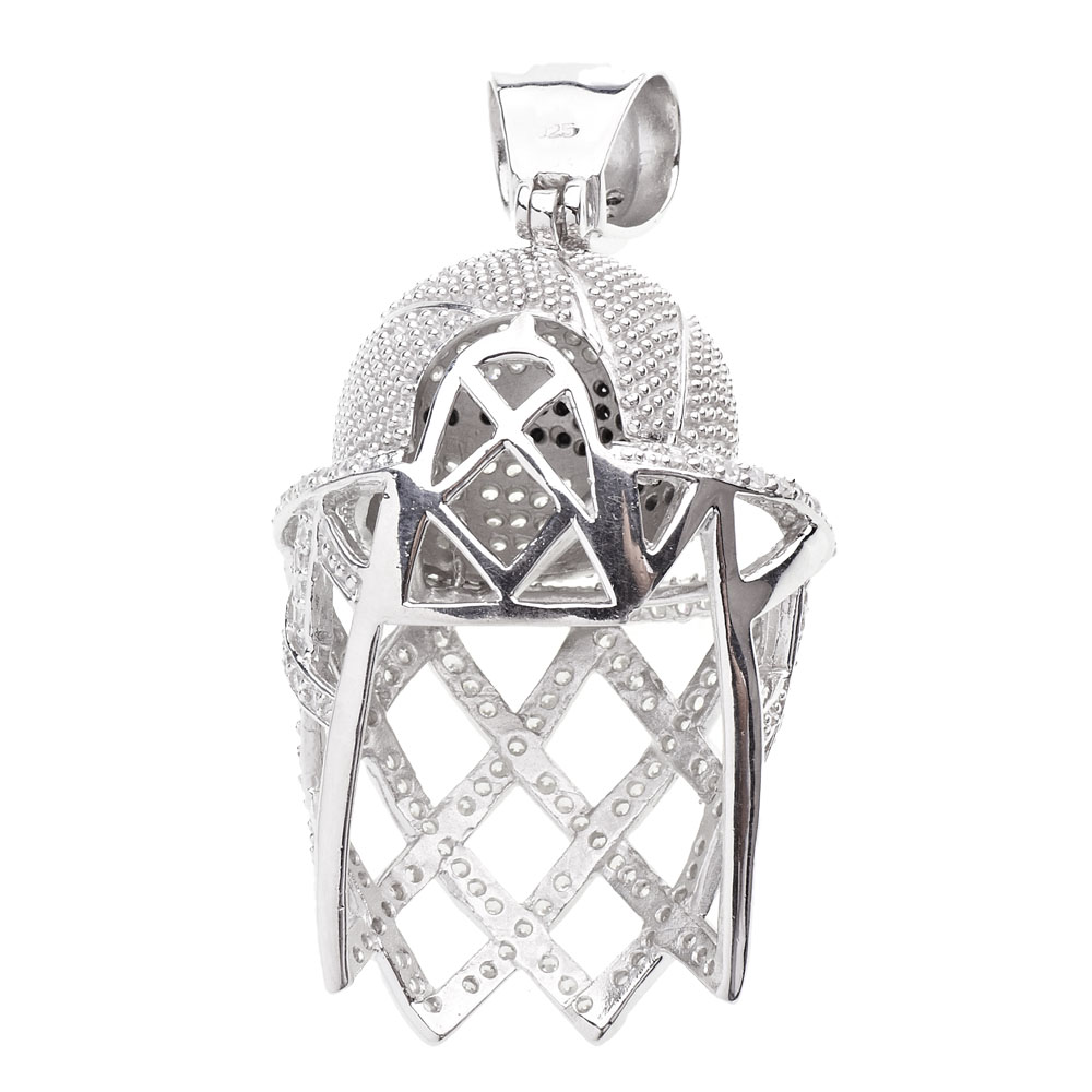 925 Iced Out Sterling Silver Pendant - | Pendants | ICED-OUT.BIZ
