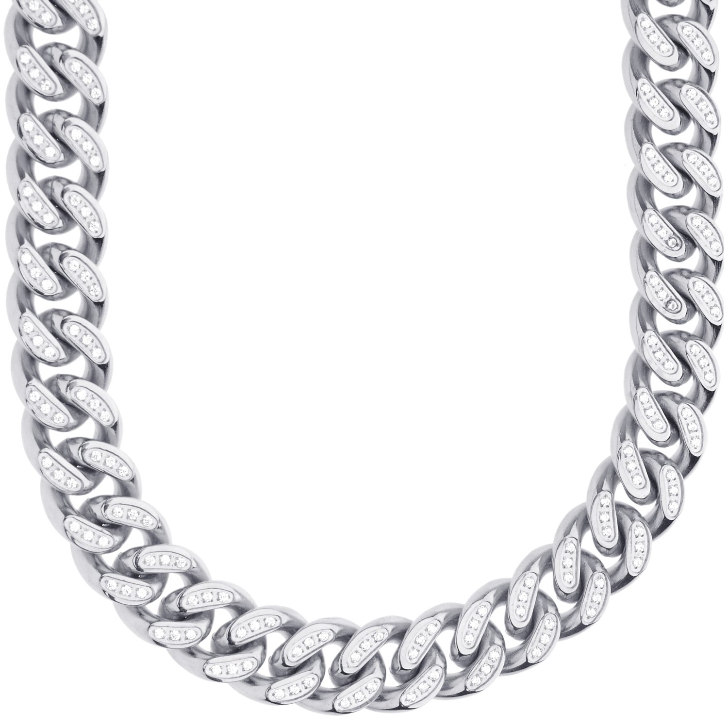 Iced Out Bling Stainless Steel Miami 