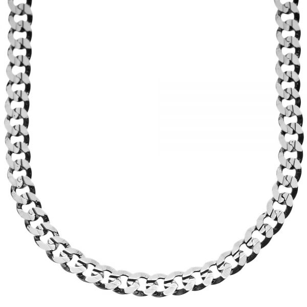 Iced Out Bling Hip Hop CUBAN CURB CHAIN - 6mm black