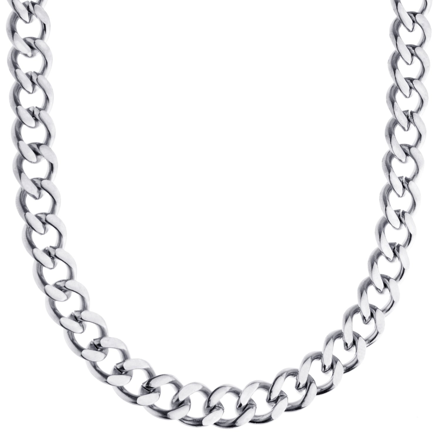 Iced Out Stainless Steel Curb Chain 