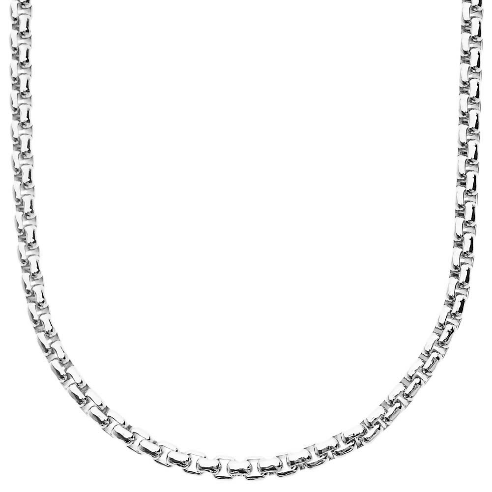 Iced Out Bling ROUND BOX Chain - 4mm 