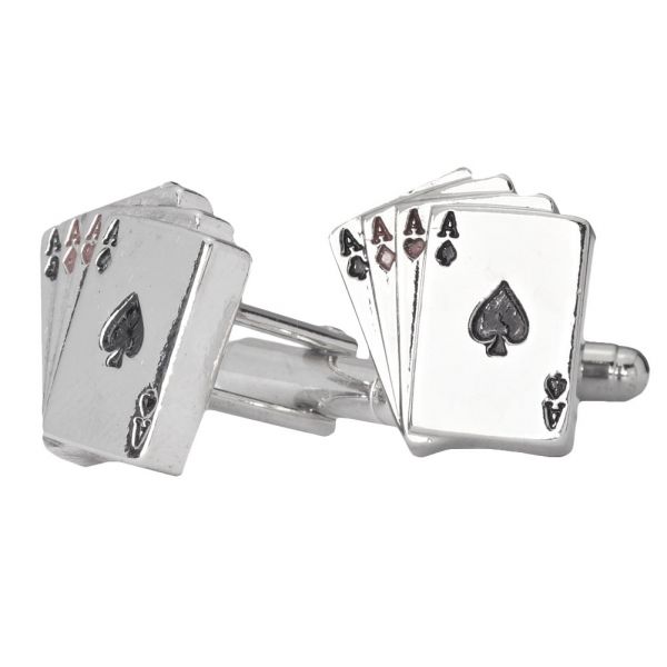 Iced Out Hip Hip Cuff Links - Aces Bling