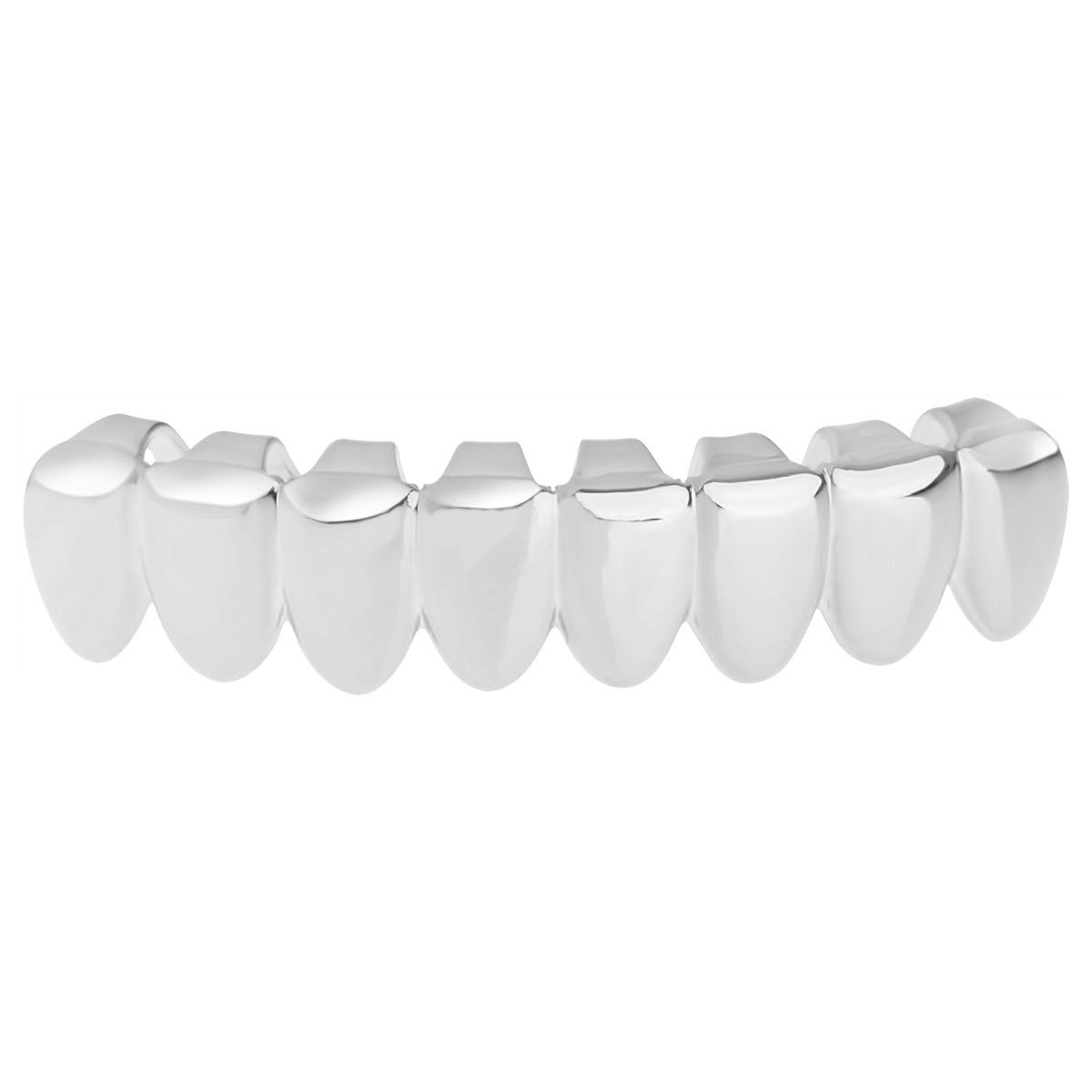 Grillz – Silver – One size fits all – BOTTOM TEETH 8
