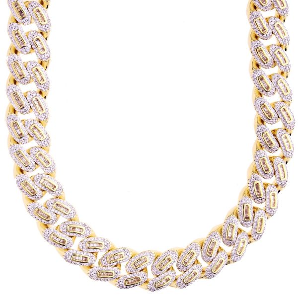 Iced Out Bling Zirconia Chain - Miami Cuban 12mm