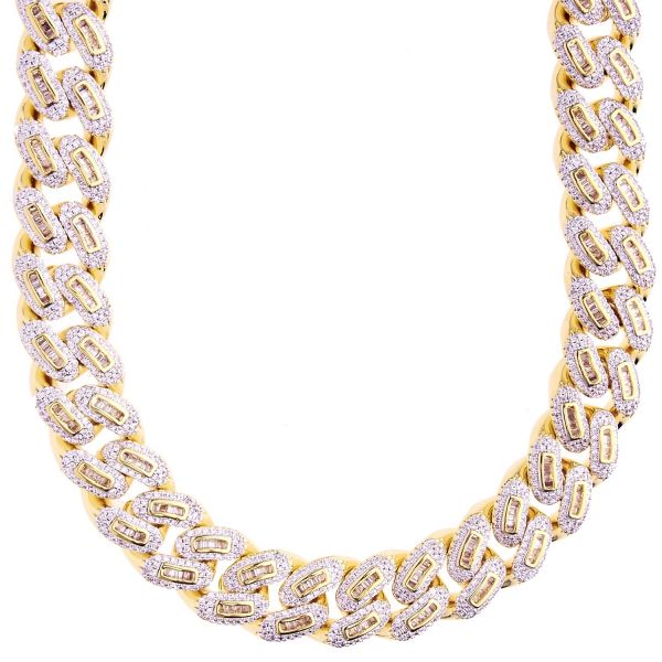 Iced Out Bling Zirkonia Panzerkette - Miami Cuban 12mm