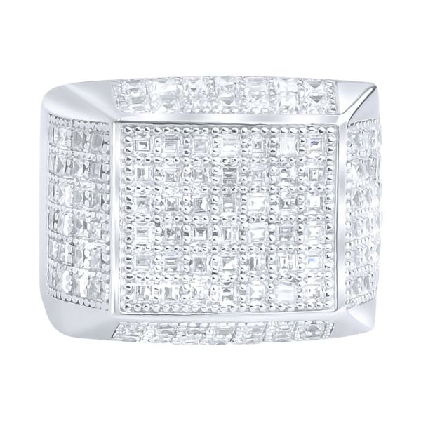 Sterling 925er Silber Pave Ring - ARTS