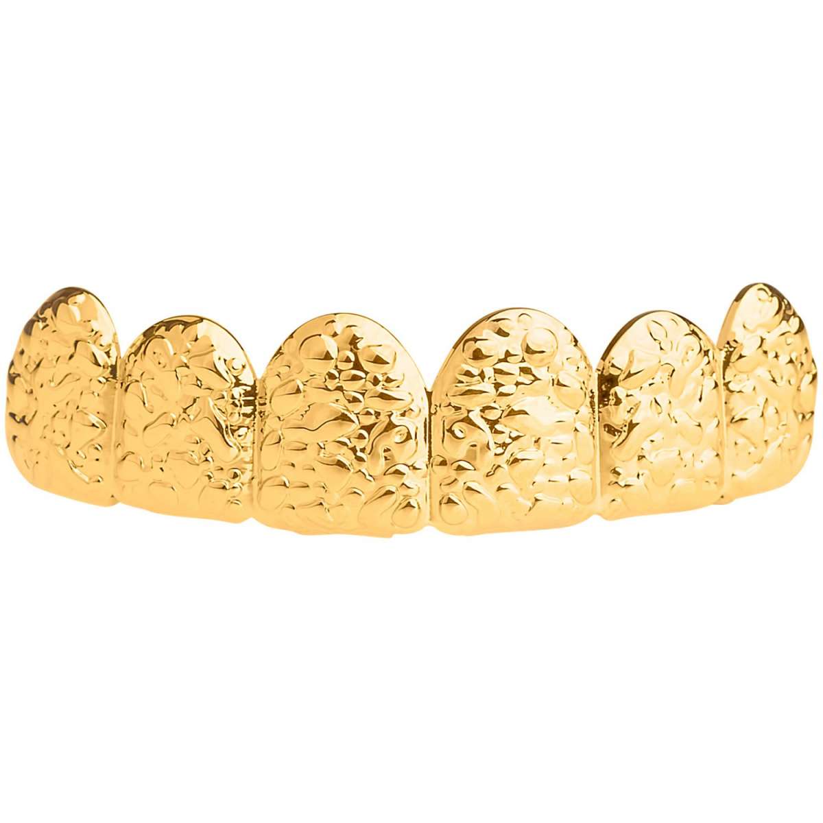Top Grillz Argenté NUGGET – One Size Fits All, Style Bling
