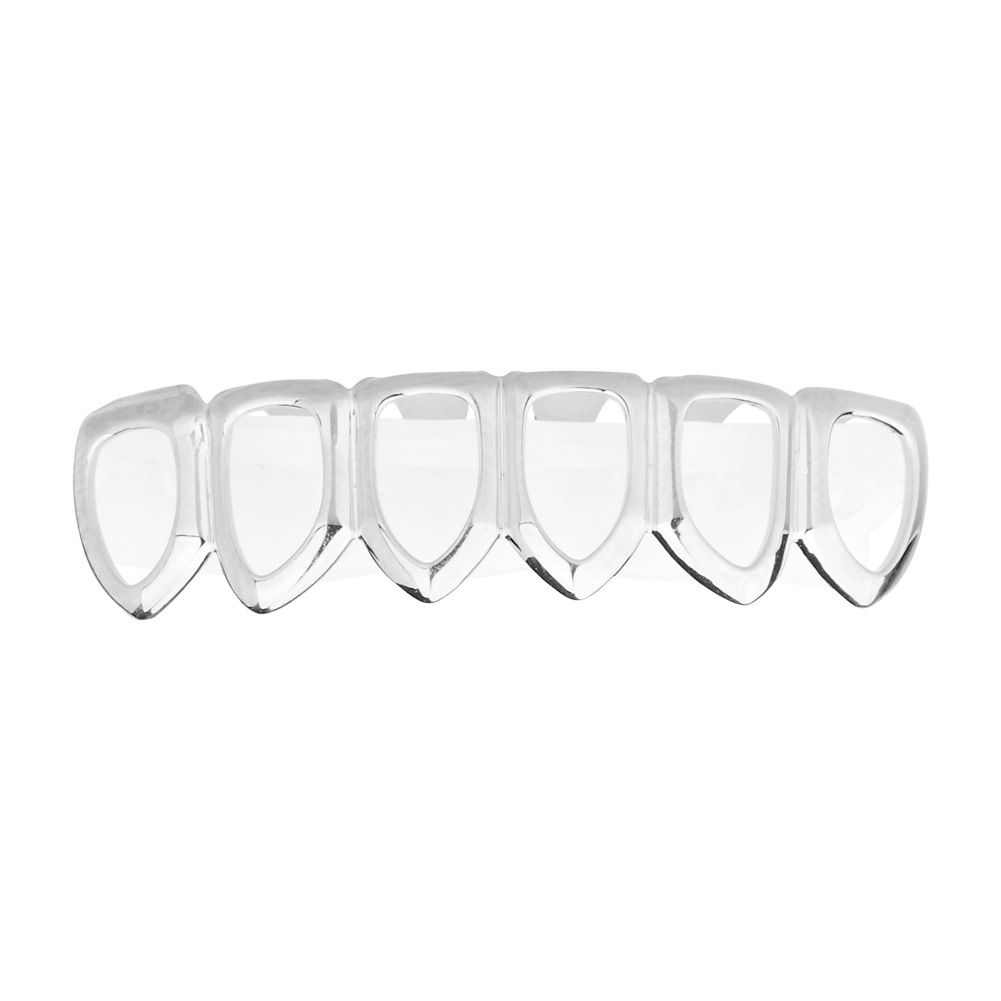 Grillz – Silber – One size fits all – HOLLOW Bottom