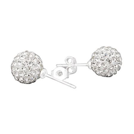 Iced Out Bling Ohrstecker - CLEAR CRYSTAL