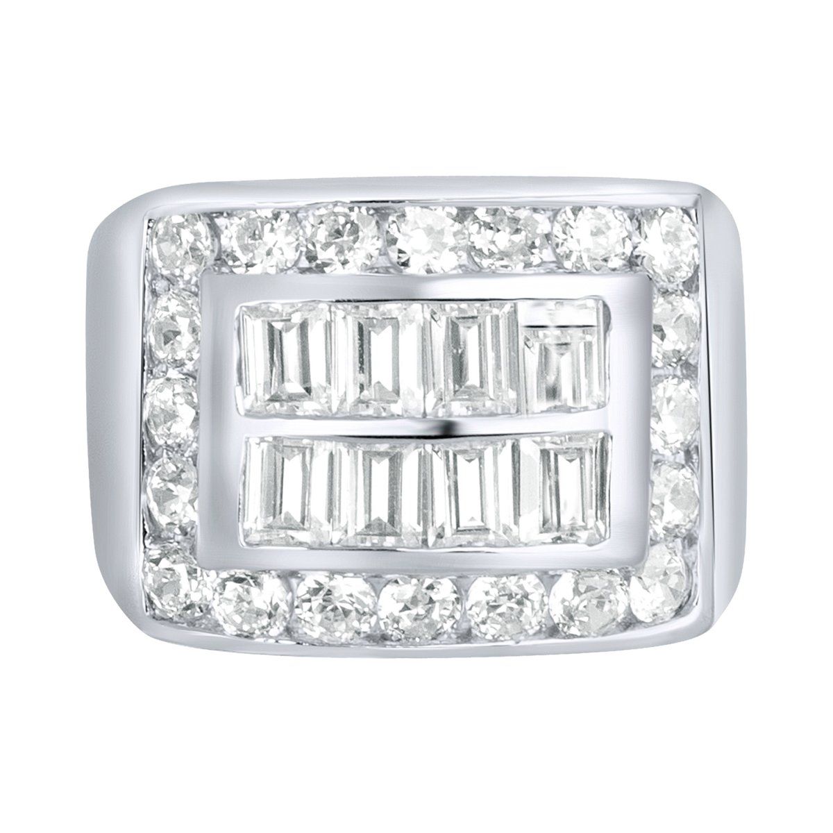 Sterling 925er Silber Pave Ring – KING BLING