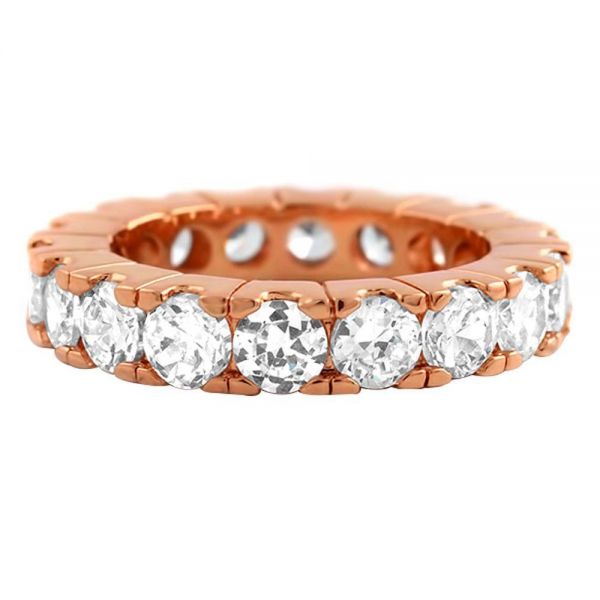 Iced Out Bling Micro Pave Ring - ETERNITY rose gold