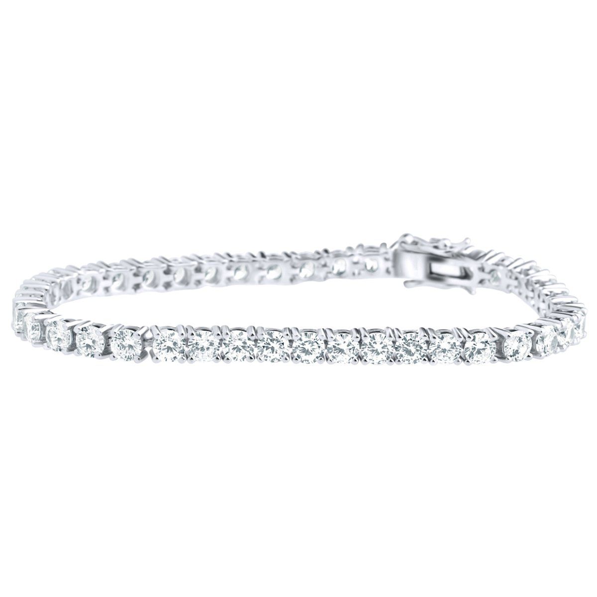Iced Out 925 Sterling Silber Armband – TENNIS 4mm