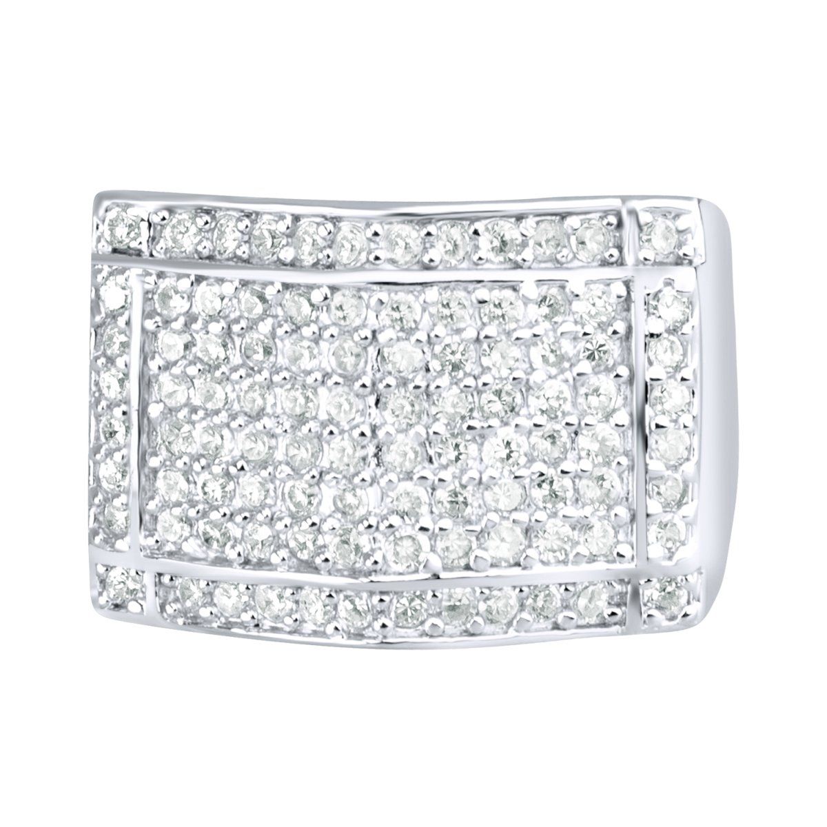Sterling 925er Silber Pave Ring – PEAK