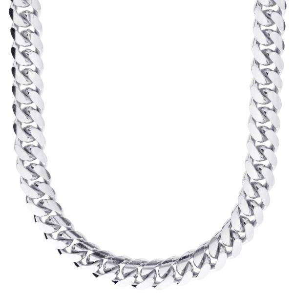 925 Sterling Silver Bling Chain - MIAMI CUBAN 10mm