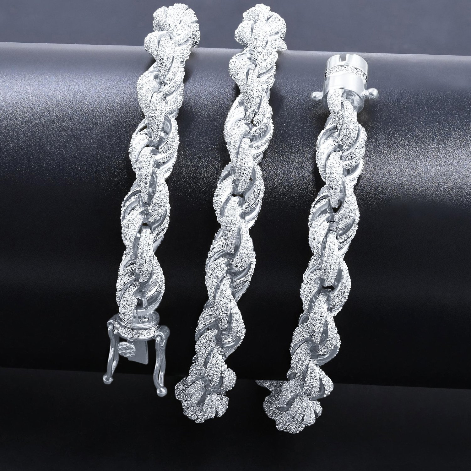 Iced Out Bling Zirconia Rope Chain - CZ 10mm | Rope chains | Chains ...